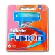 Картридж для бритвы мужской "Gillette" Fusion 6 шт