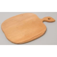 Доска разделочная деревянная «Яблоко», бук, 16х18 см