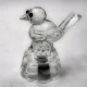 Птица хрустальная с подсветкой (5х5,5х4 см) код 18271