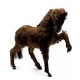 Конь дизайнерский (мех) (12") код 18683