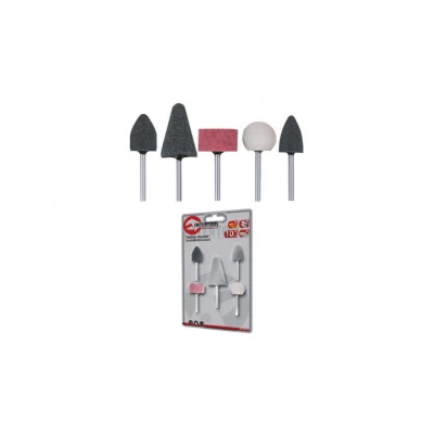 Intertool BT-0015 Набор шлифовальных камней 5шт