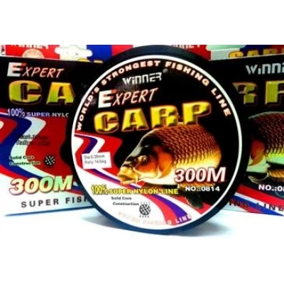 Леска Winner Original Expert Carp №0814 300м, сечение лески в описании