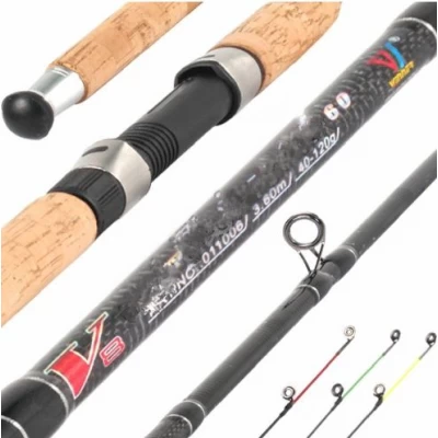 Фидерное удилище шт3 Winner V8 Super Feeder im8 уголь №011006 40-120g 3,6м *