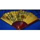 Веер настенный расписной "Золото"  (50CM 20") код 20701