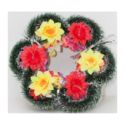 РИТУАЛЬНЫЙ ВЕНОК "СОЛНЦЕ" (ЦВЕТОК - ЗВЕЗДА)