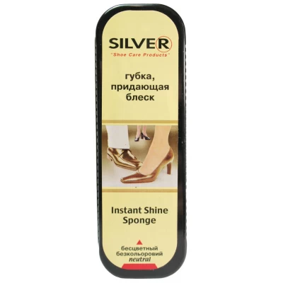 Губка-блеск для обуви Сильвер бесцветная