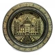 Тарелка бронзовая настенная (25 см)(Wall Plate BD 10") код 24728