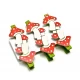 Украшалочки "Мухоморы" прищепка дерево (н-р 6 шт) ЦЕНА ЗА НАБОР код 26018