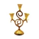 Подсвечник бронзовый  (16,5х11,5х6 см)(Candle Stand 3C "S"Copper) код 28264