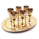 Рюмки  бронзовые (н-р 6 шт.) (Goblet Set Polish Med.) код 28266