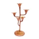 Подсвечник на 5 свечей  бронзовый  (30х15х12 см)(Candle Stand 5C Leaf copper) код 28297