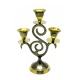 Подсвечник бронзовый  (16,5х11,5х6 см)(Candle Stand 3C "S"Antic) код 28319