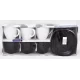 Сервиз Luminarc для чая СARINA  white black/6x220 мл артикул d2371