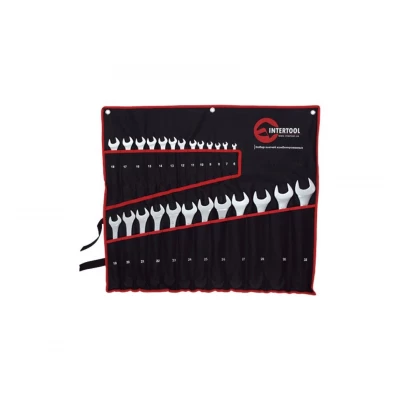 Набор ключей комбинированных 25ед. (чехол), 6-32мм Cr-V Intertool HT-1200