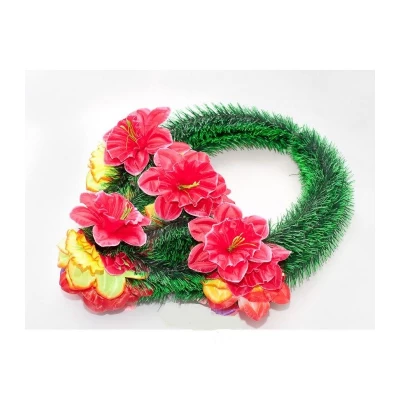 РИТУАЛЬНЫЙ ВЕНОК "НАРЦИСС БОЛЬШОЙ" (4 ЦВЕТКА) 45х27см