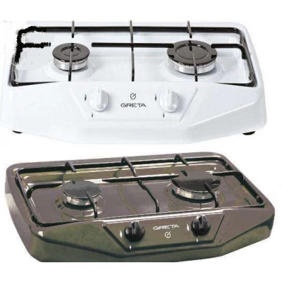 Плита газовая настольная Greta Грета ПГ2-Н таганок