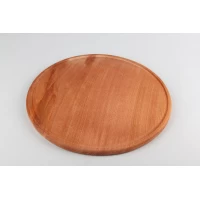 Доска разделочная (деревянная, круглая, диаметр 28 см, Украина)