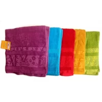 Полотенце для лица «Бамбук», махровое 50х95 см, хлопок, цвет в ассортименте