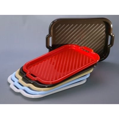 Поднос (разнос) пластиковый прямоугольный 46×32 см «Прима»