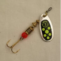 Блесна Mepps Black fury srebrny/seledynowe-chartr. 2/4.5g