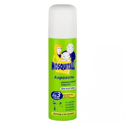 Аэрозоль от комаров Mosquitall "Универсальная защита", 150 мл