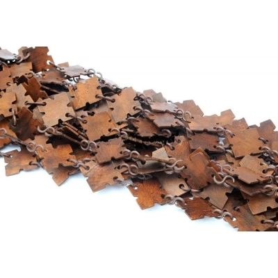 Шторки для дверей Украина, дерево - бук, выстота-2 м., ширина-1м., "Квадратики", темные