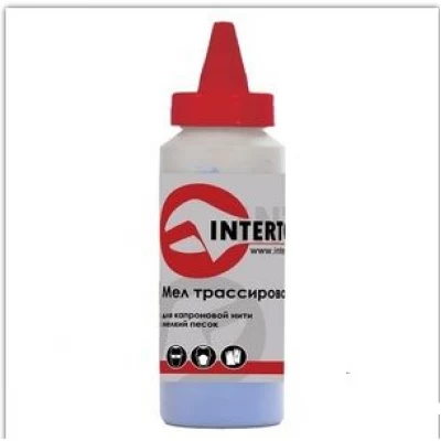 Мел трассировочный 115 г., синий Intertool