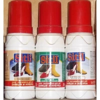 Крем краска для нубука и замши 100мл Sitil, цвета в ассортименте