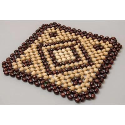 Массажер деревянный на стул, размер 42х42 см, в ассортименте