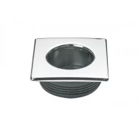 Ручка врезная квадрат PLS KARE GOMME Хром 5248-06