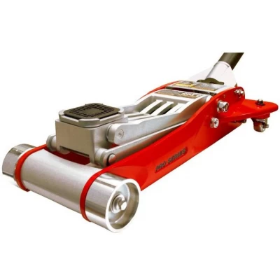 Домкрат гидравлический подкаткой 1.5 т, высота подъема 82.5-375мм проф. алюминиевый Intertool GT0171