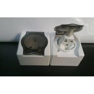 Розетка наружная РА2 двойная Розетка наружная РА2 двойная "Виктория" РА16У-04-1(Житомир)