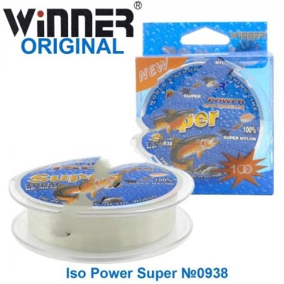 Леска Winner Original Iso Power Super №0938 100м, сечения лески в ассортименте