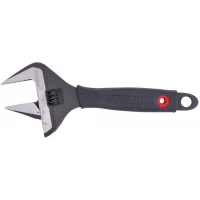 Ключ разводной 200мм, обрезиненная рукоятка, развод губок 38мм, Cr-V XT-0045