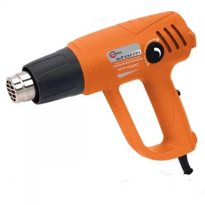 Фен технический Intertool WT-1020 STORM 2000W 2 режима 50°C - 600°C 250 л/м 500 л/м