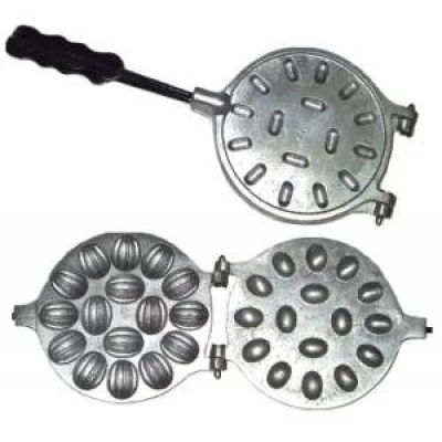 Форма для печенья "орех 12" деревянная ручка6