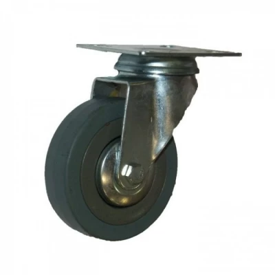 Ролик d=75 мм с площадкой, серый, поворотный Милах-Мастер