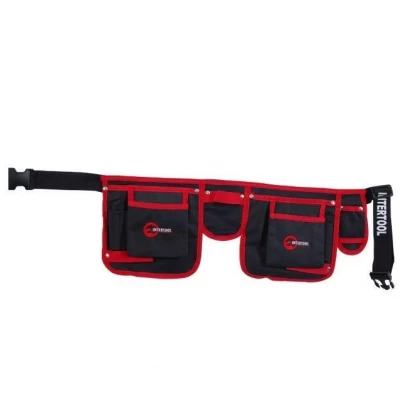 Сумка поясная слесарно-строительная, 11 карманов, полиэстер Intertool SP-1015