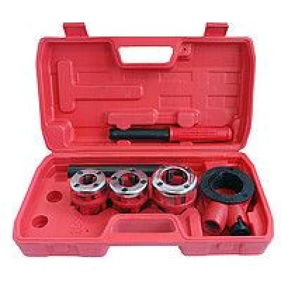 Набор плашек для нарезки резьбы Intertool SD-8003 3шт. Набор плашек 3шт. для нарезки резьбы 1/2"; 3/4"; 1"