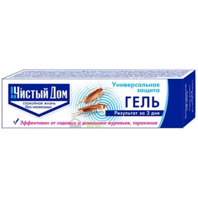 Шприц-гель "Чистый дом" от муравьев и тараканов