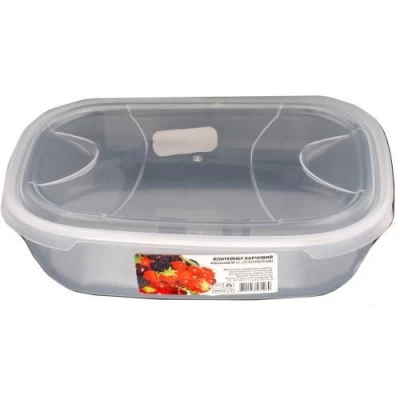 Контейнер пищевой «Ал-Пластик» (овальный, полипропилен, 21, х 15 х 5,8 см, 1.1 л, Украина)