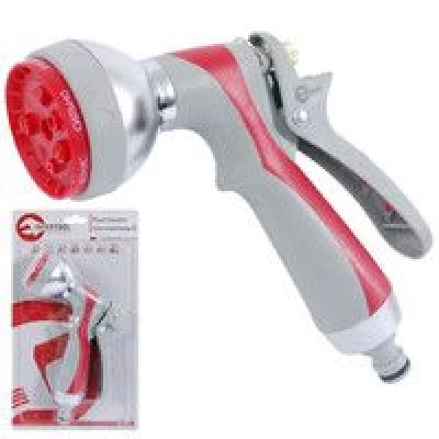 Пистолет-распылитель поливной Intertool GE-0008 LUXURY 7-ми функциональный хромированный