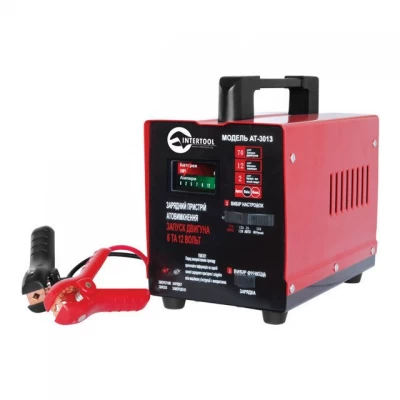 Пуско-зарядное устройство Intertool AT-3013 6В-12В, 220В, 70А