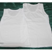 Майка белая (кулир)Арт.0001 размеры 26-34