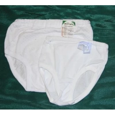 Трусы для девочек белые (кулир).Артикул: 0010,размеры 26-34