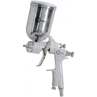 Пистолет покрасочный пневматический 1.5мм, верхний бачок 400мл Intertool PT-0202