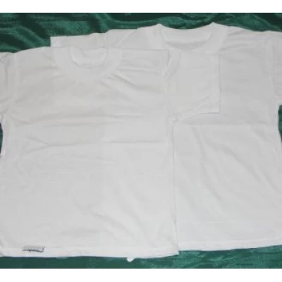 Футболка белая (кулир) Артикул: 0020 размеры 30-38