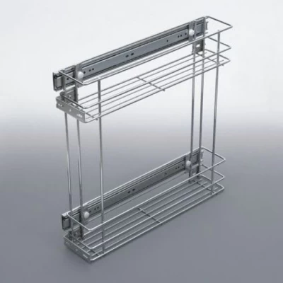 Карго хромированное 200 мм, 2 полки, боковое крепление, Rejs (Польша)