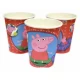 Стаканчики бумажные для праздника "Свинка Пеппа 2" (10шт/уп).