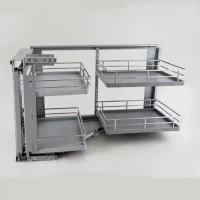 Корзина выдв. Cagdas 450 мм волшеб. уг., с пласт. Правый CKS 02